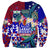 Manu Samoa Rugby 2023 Sweatshirt Humpback Whale Hexagon Tribal Tropical Style - Wonder Print Shop