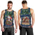 Mooey Christmas Men Tank Top Cow Santa Hat - Wonder Print Shop