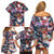 Happy Fourth of July Family Matching Off Shoulder Short Dress and Hawaiian Shirt American Eagle Flag US Independence Day - Wonder Print Shop