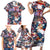 Happy Fourth of July Family Matching Short Sleeve Bodycon Dress and Hawaiian Shirt American Eagle Flag US Independence Day - Wonder Print Shop