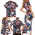 Happy Fourth of July Family Matching Short Sleeve Bodycon Dress and Hawaiian Shirt American Eagle Flag US Independence Day - Wonder Print Shop