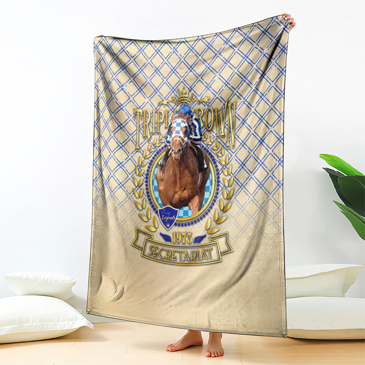 secretariat-50th-anniversary-blanket-horse-racing