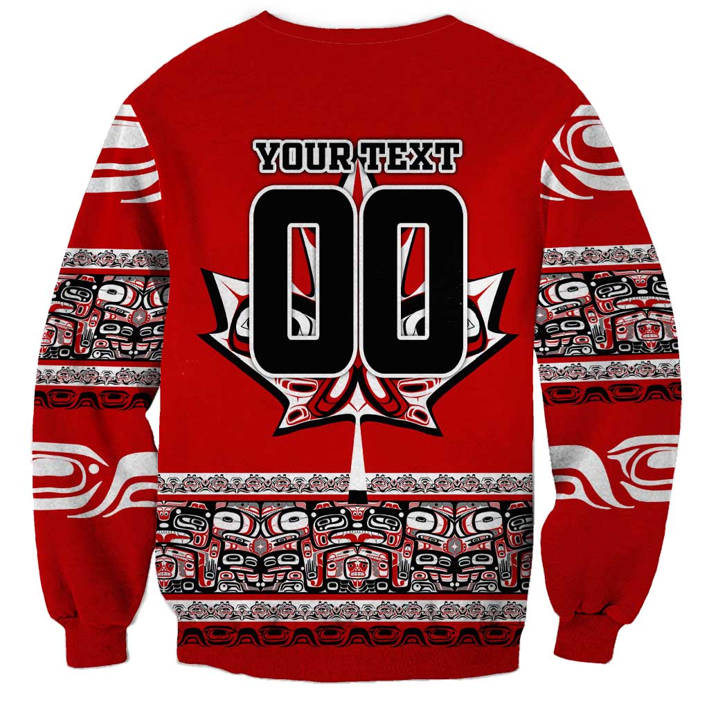 Haida Hockey Canada Sweatshirt Maple Leaf
