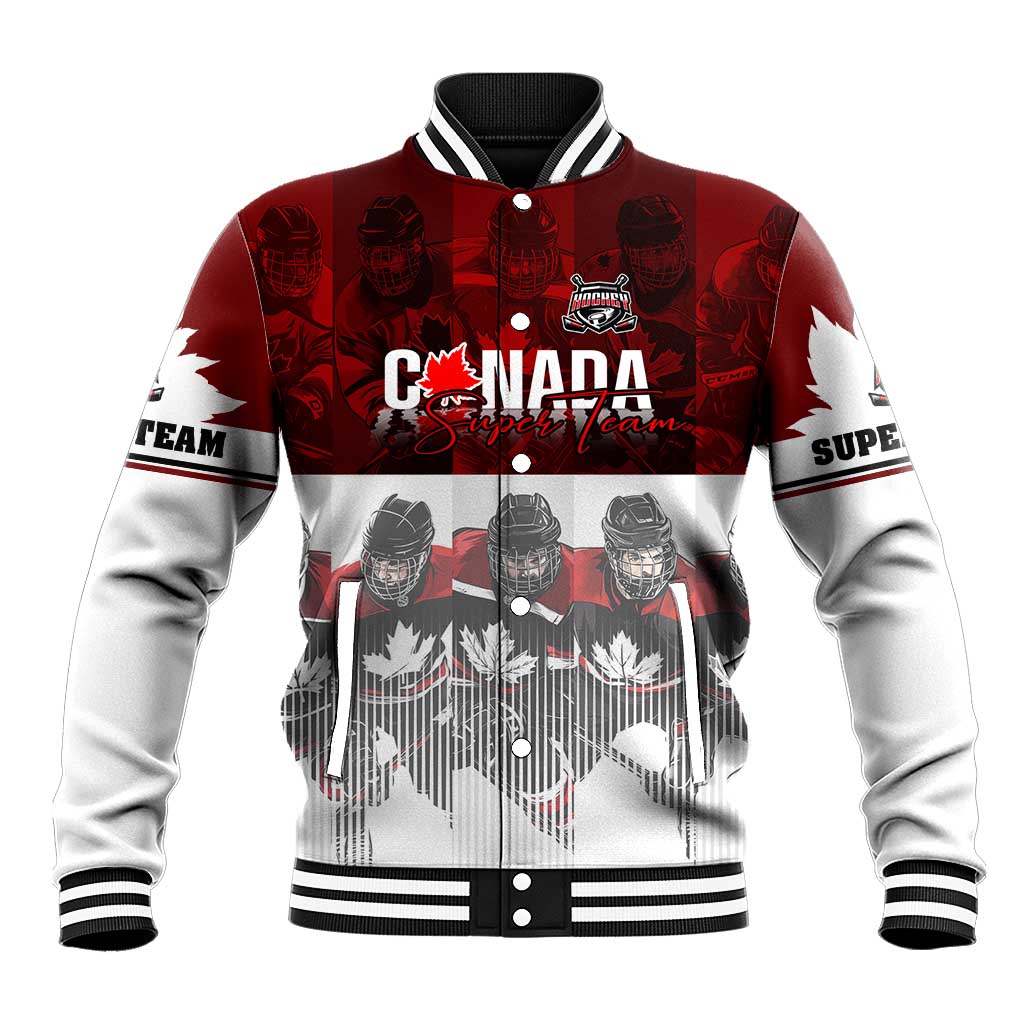 Canada Super Team Baseball Jacket Dynamic Ice Hockey Legacy