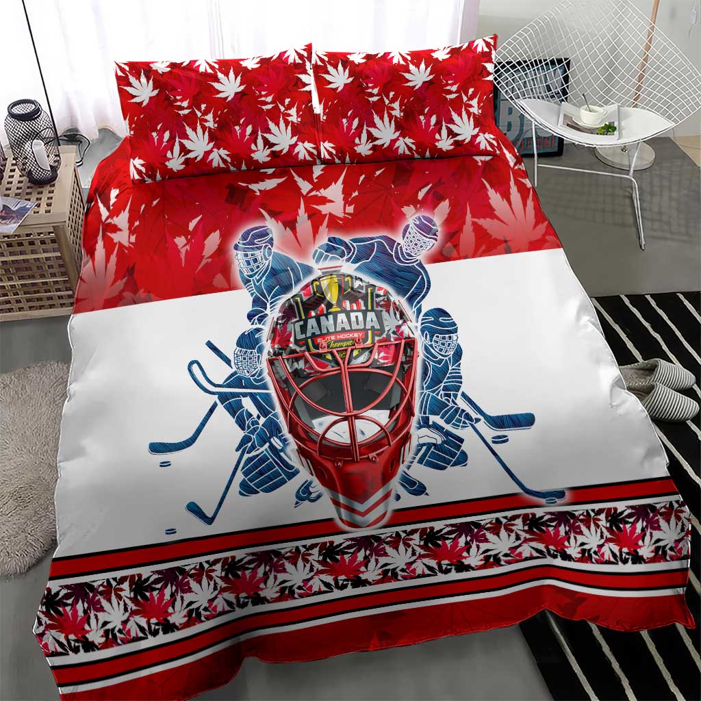 Canada Elite Hockey Bedding Set Champions Spirit