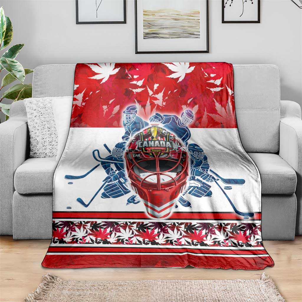 Canada Elite Hockey Blanket Champions Spirit