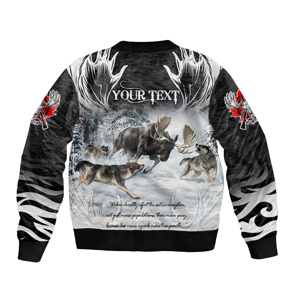 The Wolves Hunting Moose Bomber Jacket