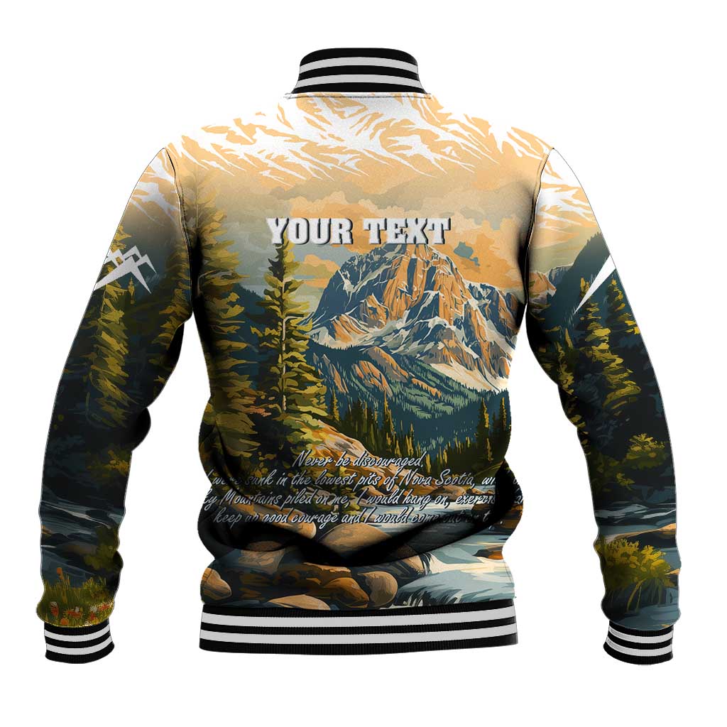 The Beauty of Rocky Mountains Baseball Jacket