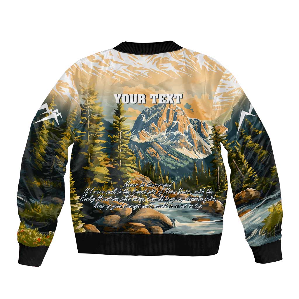 The Beauty of Rocky Mountains Bomber Jacket