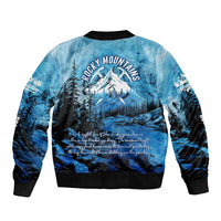 Rocky Mountains Bomber Jacket Outdoor Adventure