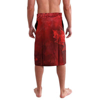 Personalized Canadian Horse Lavalava Canada Maple Leaf