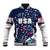 USA Hockey Baseball Jacket Summer Paris 2024 - Wonder Print Shop