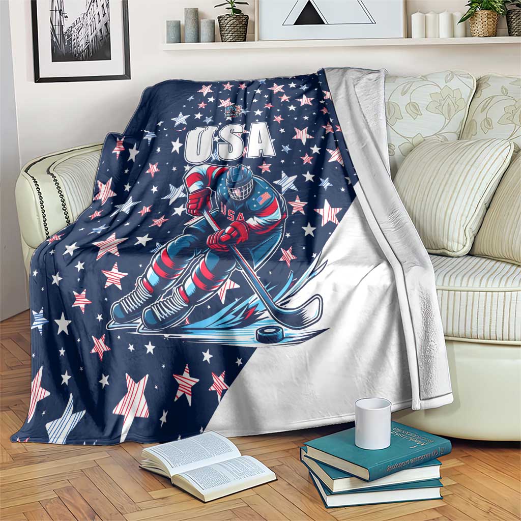 USA Hockey Blanket Summer Paris 2024