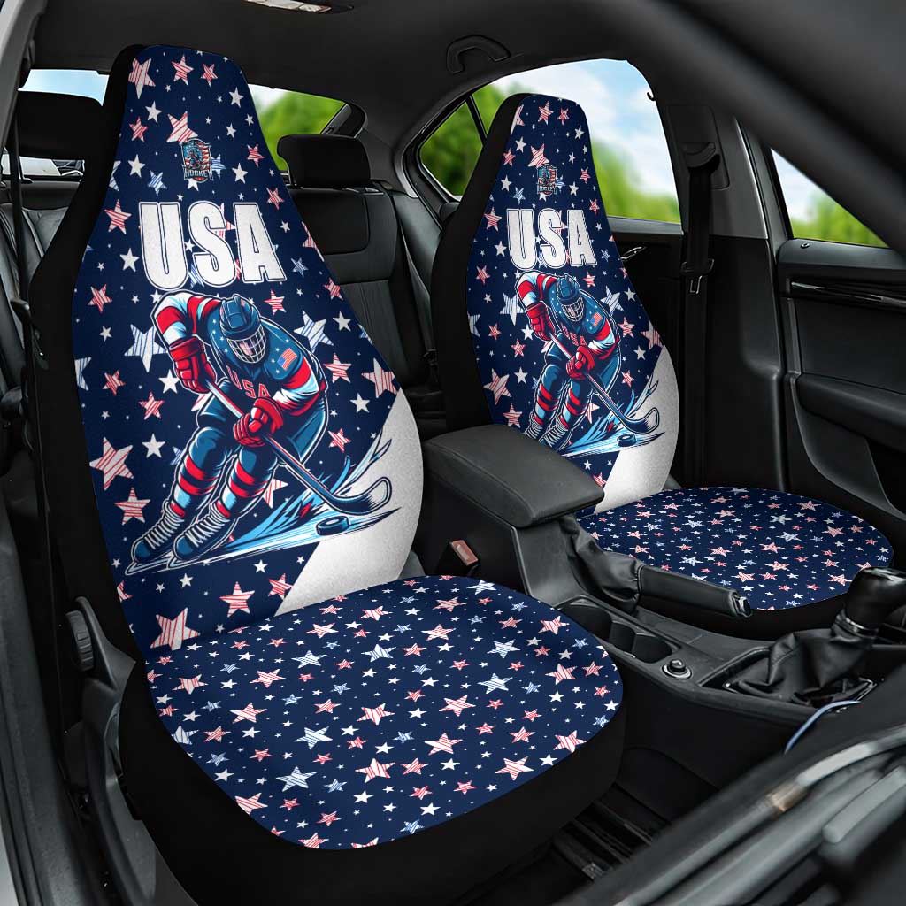 USA Hockey Car Seat Cover Summer Paris 2024 - Wonder Print Shop