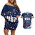 USA Hockey Couples Matching Off Shoulder Short Dress and Hawaiian Shirt Summer Paris 2024 - Wonder Print Shop