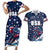 USA Hockey Couples Matching Short Sleeve Bodycon Dress and Hawaiian Shirt Summer Paris 2024 - Wonder Print Shop