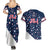 USA Hockey Couples Matching Summer Maxi Dress and Hawaiian Shirt Summer Paris 2024 - Wonder Print Shop