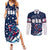 USA Hockey Couples Matching Summer Maxi Dress and Long Sleeve Button Shirt Summer Paris 2024 - Wonder Print Shop