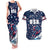 USA Hockey Couples Matching Tank Maxi Dress and Hawaiian Shirt Summer Paris 2024 - Wonder Print Shop