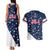 USA Hockey Couples Matching Tank Maxi Dress and Hawaiian Shirt Summer Paris 2024 - Wonder Print Shop