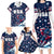 USA Hockey Family Matching Long Sleeve Bodycon Dress and Hawaiian Shirt Summer Paris 2024 - Wonder Print Shop