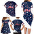 USA Hockey Family Matching Long Sleeve Bodycon Dress and Hawaiian Shirt Summer Paris 2024 - Wonder Print Shop