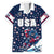 USA Hockey Family Matching Long Sleeve Bodycon Dress and Hawaiian Shirt Summer Paris 2024 - Wonder Print Shop