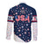 USA Hockey Family Matching Long Sleeve Bodycon Dress and Hawaiian Shirt Summer Paris 2024 - Wonder Print Shop