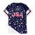 USA Hockey Family Matching Off The Shoulder Long Sleeve Dress and Hawaiian Shirt Summer Paris 2024 - Wonder Print Shop