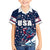 USA Hockey Family Matching Off The Shoulder Long Sleeve Dress and Hawaiian Shirt Summer Paris 2024 - Wonder Print Shop