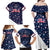 USA Hockey Family Matching Off Shoulder Maxi Dress and Hawaiian Shirt Summer Paris 2024 - Wonder Print Shop