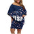 USA Hockey Family Matching Off Shoulder Short Dress and Hawaiian Shirt Summer Paris 2024 - Wonder Print Shop