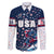 USA Hockey Family Matching Puletasi and Hawaiian Shirt Summer Paris 2024 - Wonder Print Shop