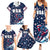 USA Hockey Family Matching Summer Maxi Dress and Hawaiian Shirt Summer Paris 2024 - Wonder Print Shop