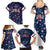 USA Hockey Family Matching Summer Maxi Dress and Hawaiian Shirt Summer Paris 2024 - Wonder Print Shop