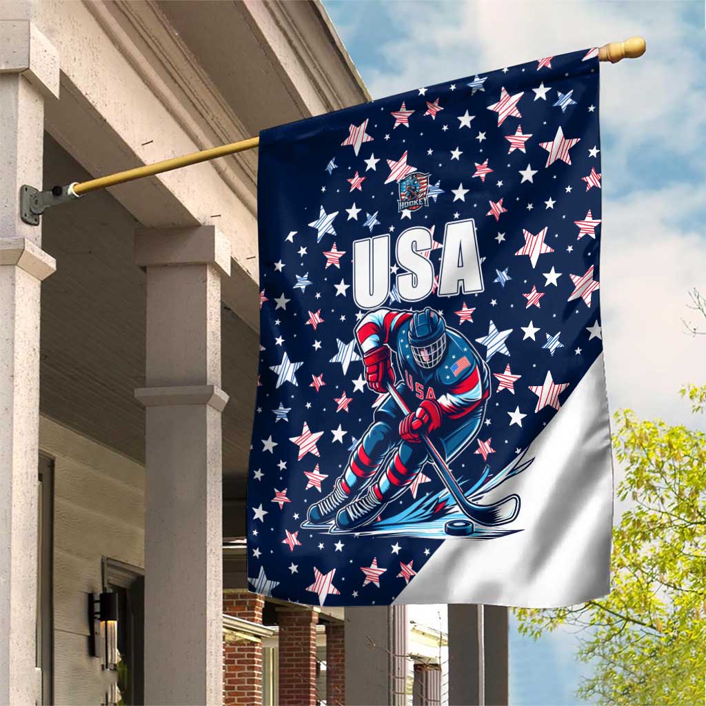 USA Hockey Garden Flag Summer Paris 2024 - Wonder Print Shop