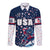 USA Hockey Long Sleeve Button Shirt Summer Paris 2024 - Wonder Print Shop