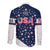 USA Hockey Long Sleeve Button Shirt Summer Paris 2024 - Wonder Print Shop