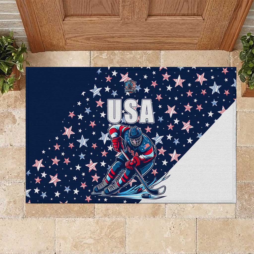 USA Hockey Rubber Doormat Summer Paris 2024