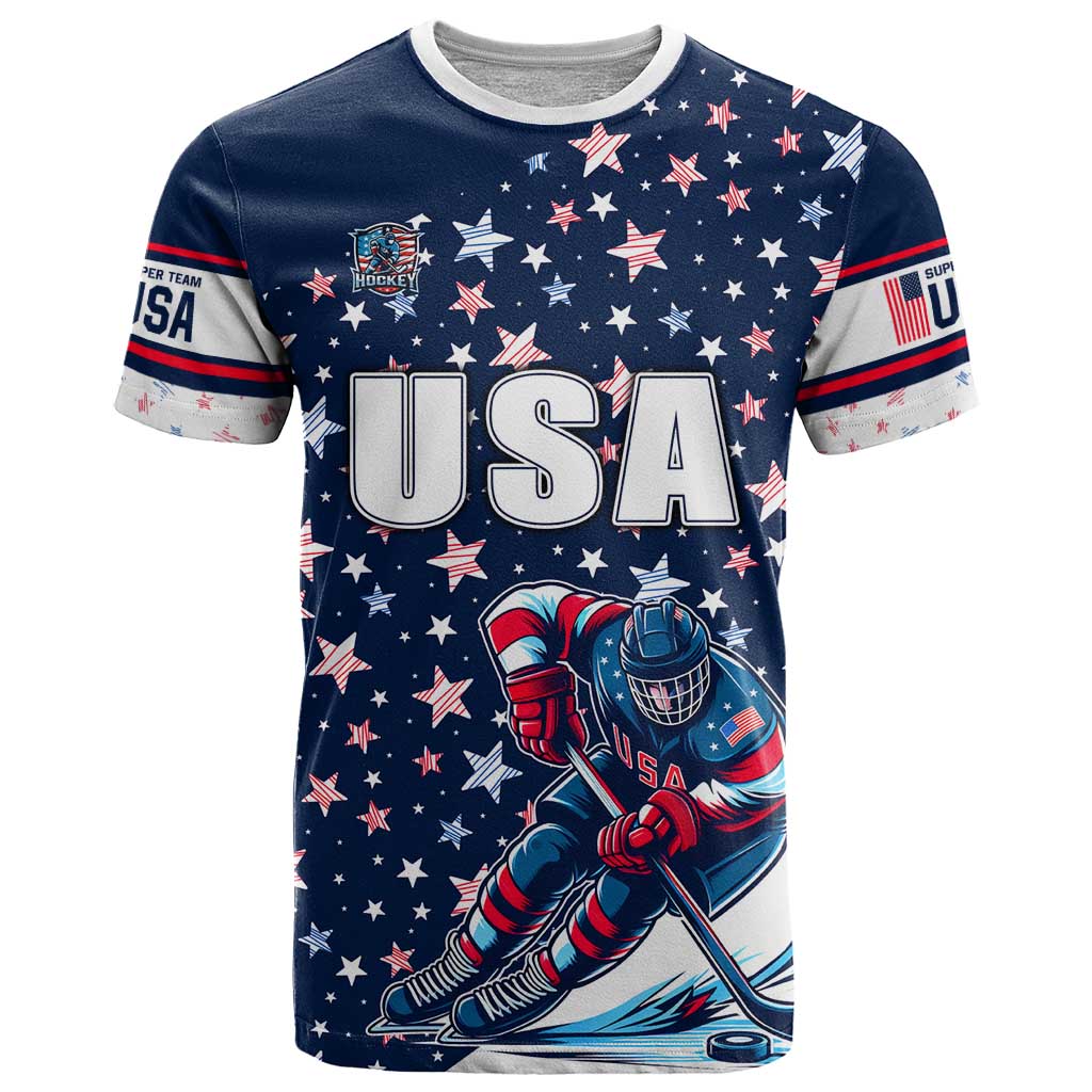 USA Hockey T Shirt Summer Paris 2024