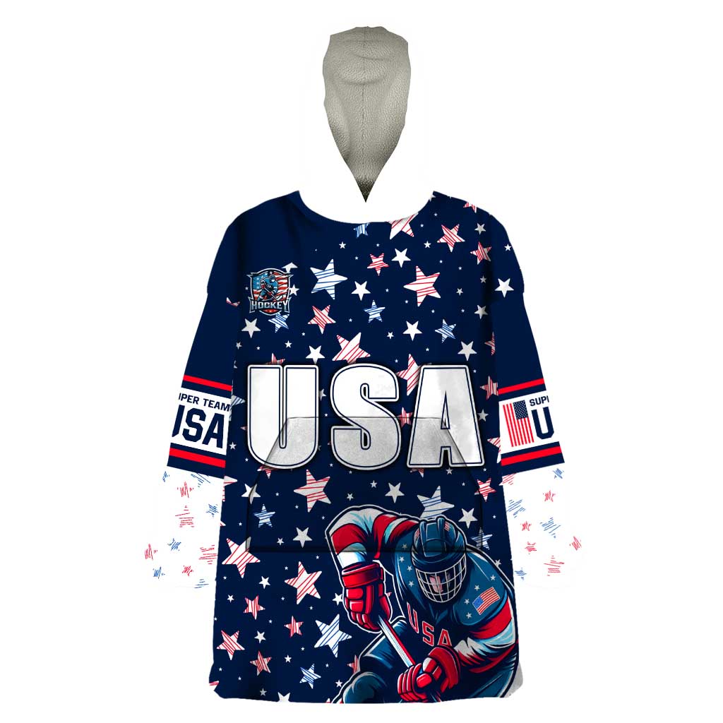 USA Hockey Wearable Blanket Hoodie Summer Paris 2024