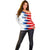 USA Soccer Off Shoulder Sweater Summer Paris 2024 - Wonder Print Shop