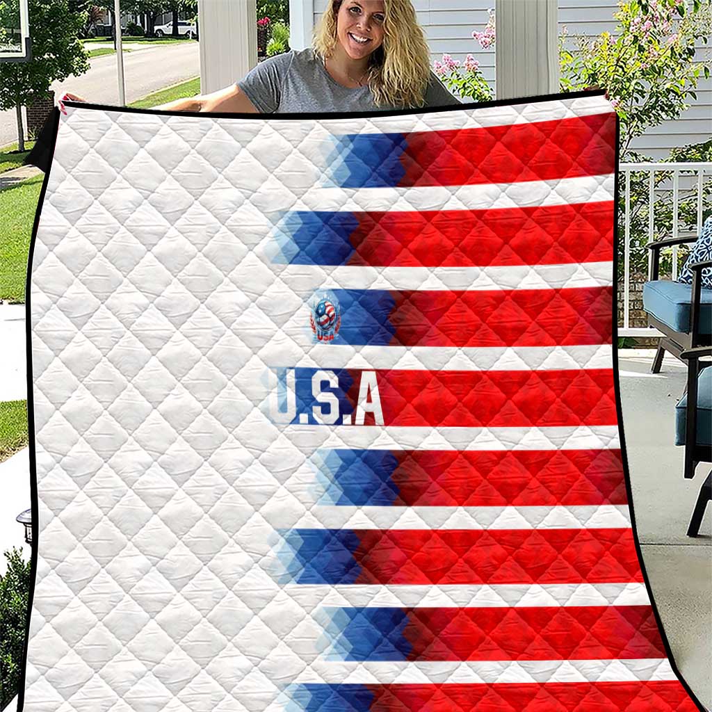 USA Soccer Quilt Summer Paris 2024