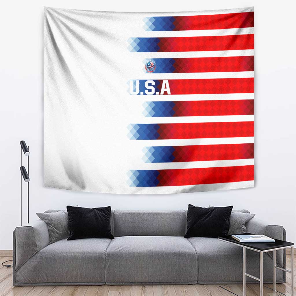 USA Soccer Tapestry Summer Paris 2024