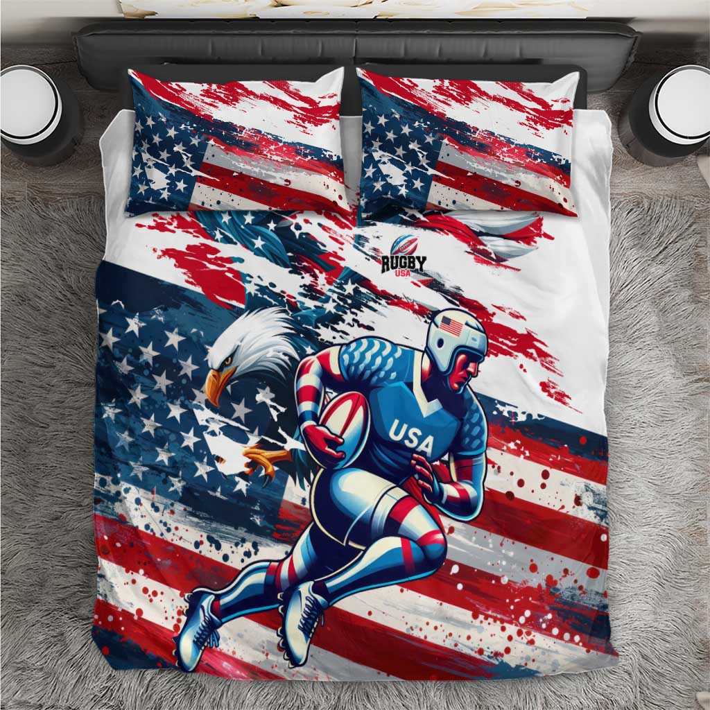 USA Rugby Bedding Set Summer Paris 2024 - Wonder Print Shop