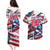 USA Rugby Couples Matching Puletasi and Hawaiian Shirt Summer Paris 2024 - Wonder Print Shop