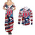 USA Rugby Couples Matching Summer Maxi Dress and Long Sleeve Button Shirt Summer Paris 2024 - Wonder Print Shop