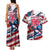 USA Rugby Couples Matching Tank Maxi Dress and Hawaiian Shirt Summer Paris 2024 - Wonder Print Shop