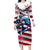 USA Rugby Family Matching Long Sleeve Bodycon Dress and Hawaiian Shirt Summer Paris 2024 - Wonder Print Shop