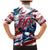 USA Rugby Family Matching Mermaid Dress and Hawaiian Shirt Summer Paris 2024 - Wonder Print Shop